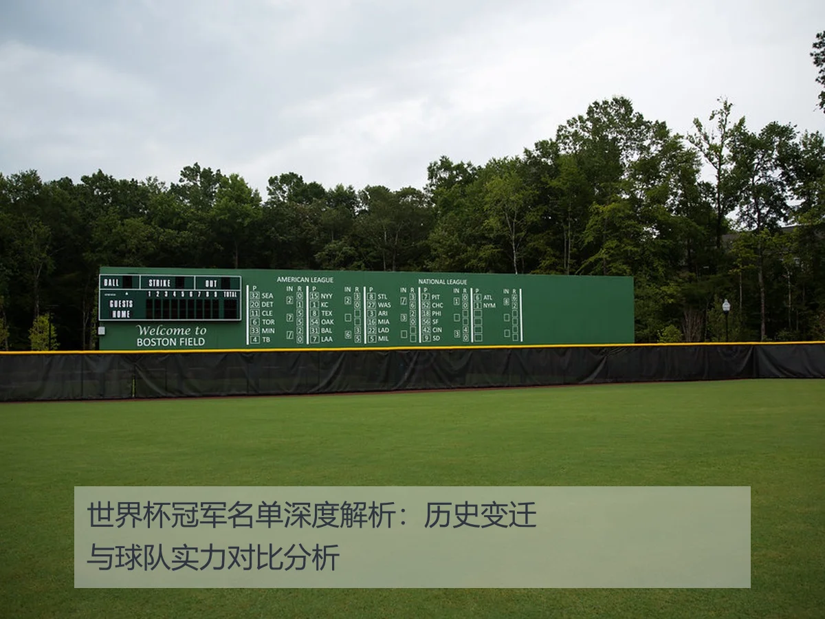 世界杯冠军名单深度解析:历史变迁与球队实力对比分析