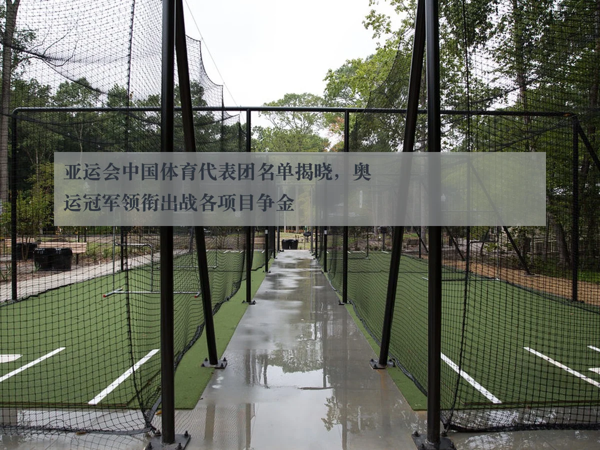 亚运会中国体育代表团名单揭晓,奥运冠军领衔出战各项目争金